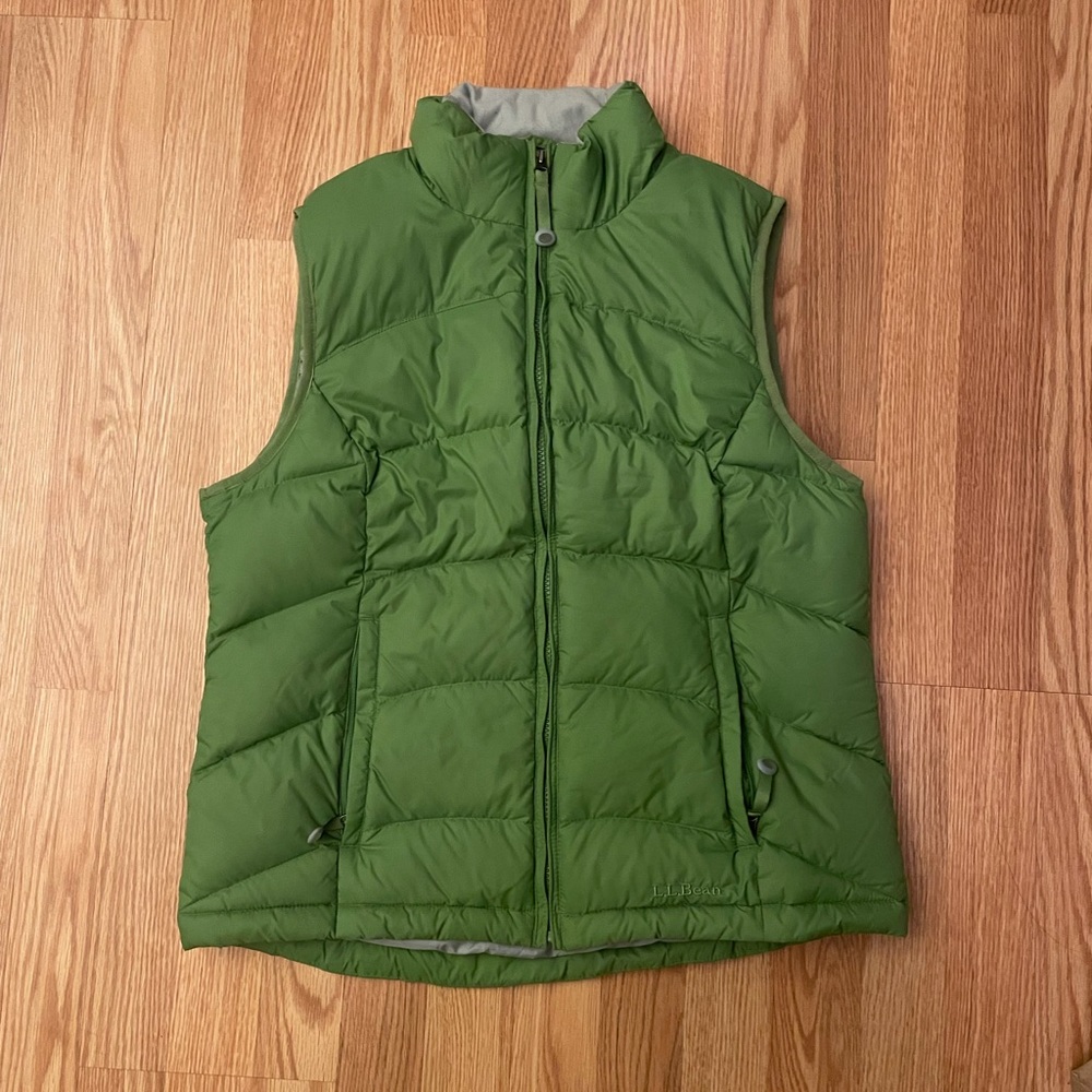 L.L.Bean Green Vest Size M
